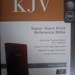 KJV Super Giant Print Reference Bible